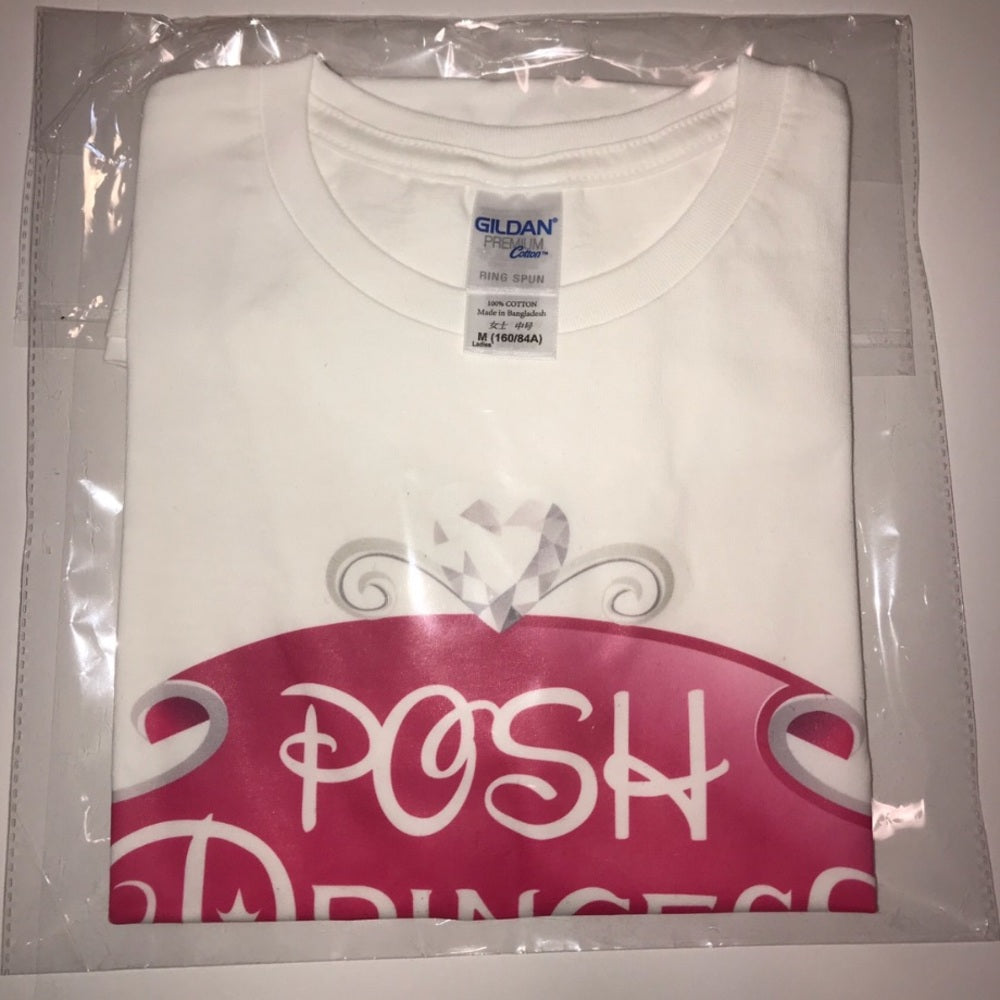 Posh Princess T Shirt Cotton New With Tags NWT