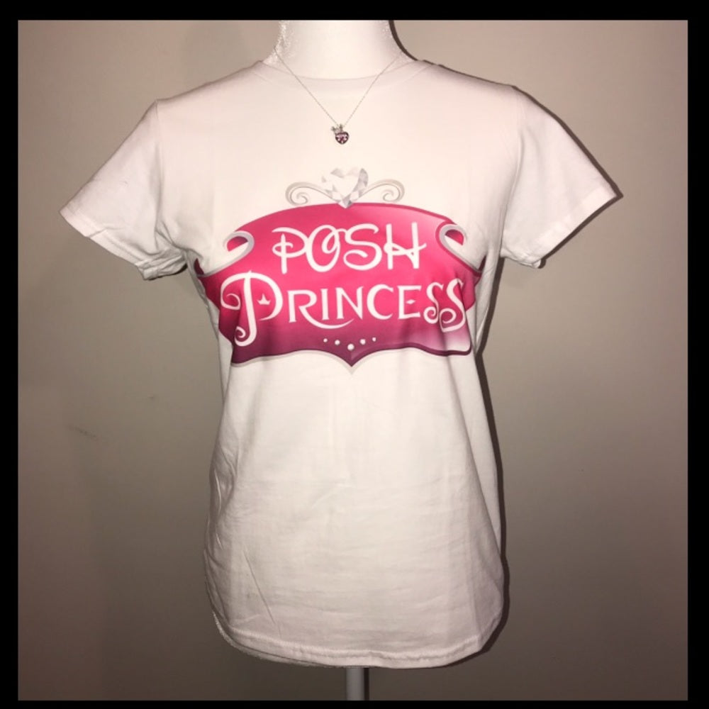 Posh Princess T Shirt Cotton New With Tags NWT