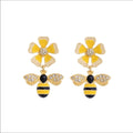 Swarovski Bee Cosmos Earrings New With Tags NWT