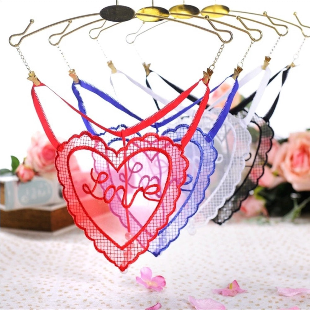Valentines Day Pearl G String Red New With Tags