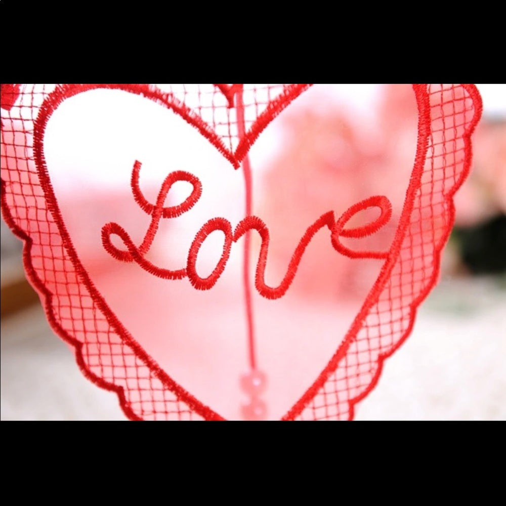 Valentines Day Pearl G String Red New With Tags