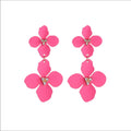 Swarovski Pink Cosmo Earrings New With Tags