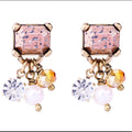 Swarovski Pearl Charm Earrings New With Tags