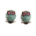 Swarovski Owl Earrings New With Tags