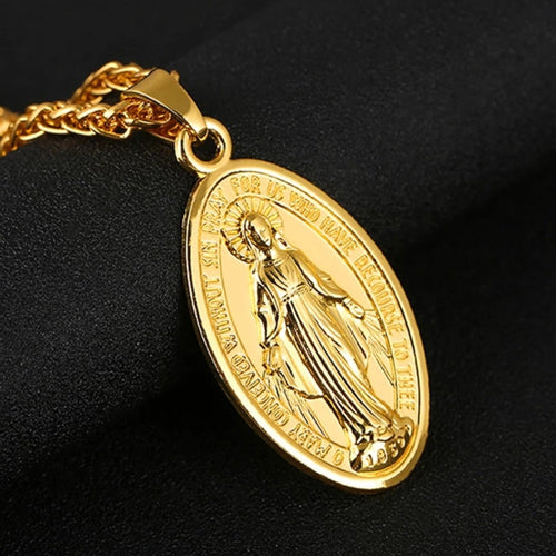 24 Karat Gold Plated Madonna Chain Necklace New