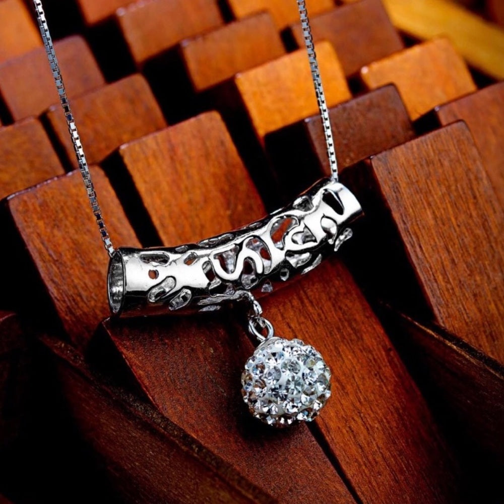 Solid Sterling Silver French Drop Necklace New