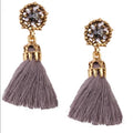 Swarovski French Tassel Earrings New With Tags