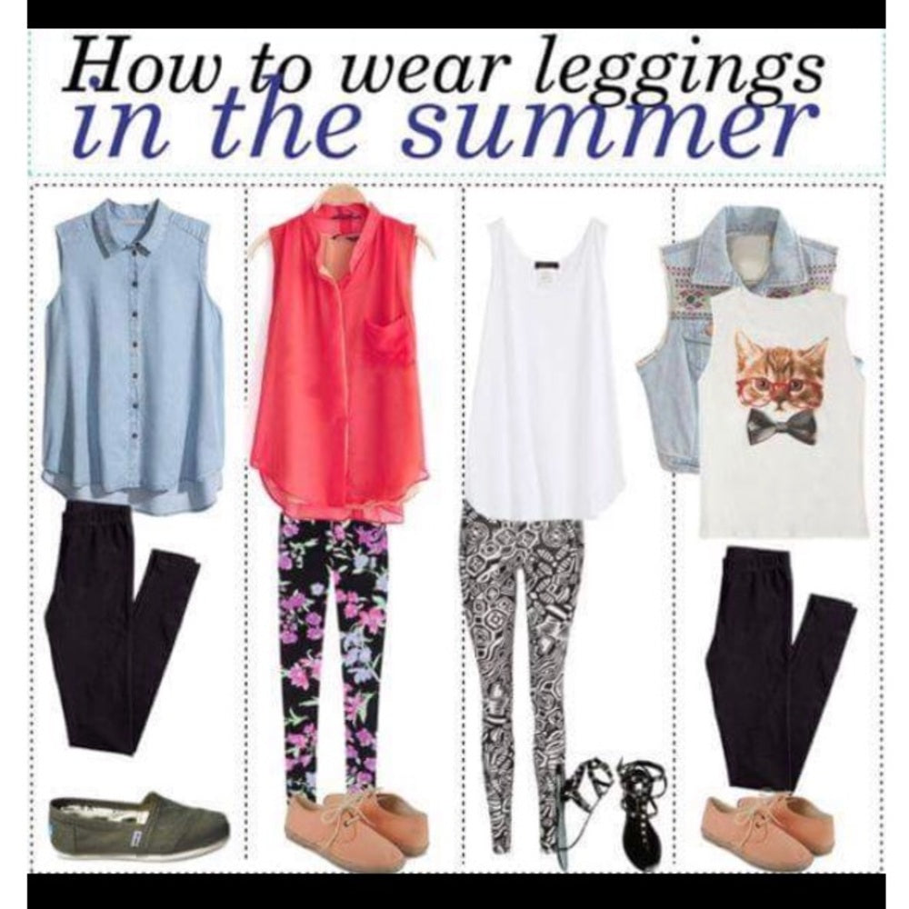 Leggings Black Camouflage One Size Buttery Soft